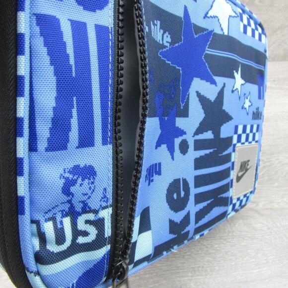 Nike Hard Liner Lunch School Lunch Box Bag (4L) Blue Multi NEW - Picture 8 of 12